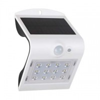 Aplique LED Solar 1,5W, IP65, con detector de movimiento activado 8501B